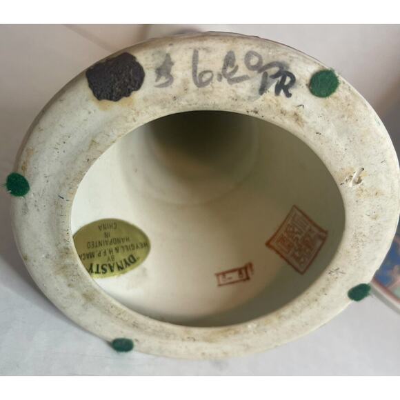 Heygill and H.F.P Oriental 2 Candle Holders Made in Macau One of a Kind RARE ORG - Picture 5 of 16